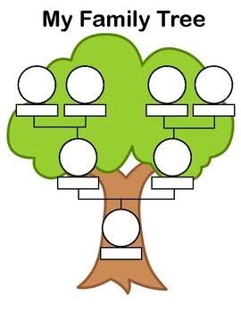 FREE PRINTABLE Very Simple Family Tree PDF - UPDATED