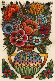 Unbelievable Useful Ideas Wall Vases Clay Marble Vases Gold Black Vases Wedding Vases Ideas W Traditional Tattoo Flowers Traditional Tattoo Art Flower Tattoos