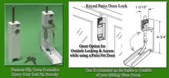 Patio door lock with key. Keyed Patio Door Lock