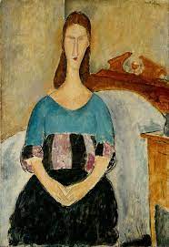 Mondelliani's printed sunglasses created with textile expert john robshaw took a trip to india with the designer last month. File Amedeo Modigliani Portrait Of Jeanne Hebuterne Seated 1918 Google Art Project Jpg Wikimedia Commons