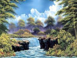bob ross landschaftsbilder bob ross gemalde fantasielandschaft