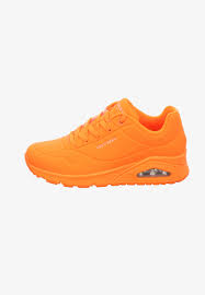 Skechers Sport UNO NIGHT SHADES - Trainers - orange/neon orange - Zalando
