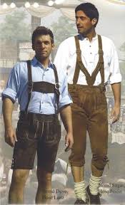 I Need To Remind Students That Lederhosen Are Only Typical In Southern Germany And The Tirol Area And That They Re Usu German Outfit Lederhosen Mens Outfits