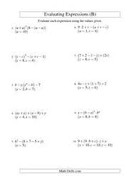 Write verbal expressions and sentences as algebraic expressions and equations. 7th Grade Math Worksheet Algebraic Expression Algebraic Expressions Evaluating Expressions Math Expressions