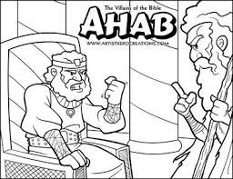 Prophets coloring page crafting word god elijah bible pages. Bible Coloring Pages Ahab Jehoshaphat Micaiah Coloring Export 115 Background