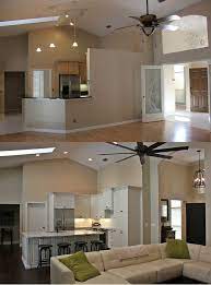 Another Before And After Picture Of Kitchen Renovation Removed 3 4 Wall To Open Up The Kitchen To The Living Room Renovation Room Renovation Old Home Remodel