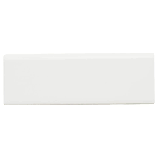 Restore Bright White 2 In X 6 In Ceramic Bullnose Wall Trim 0 08 Sq Ft Piece