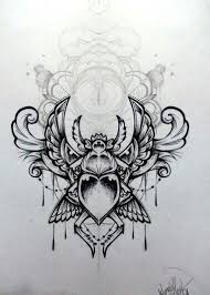Scarab Tattoo Egyptian Tattoo Pattern Tattoo Egypt Tattoo