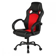 Oho Red And Black New High Back Racing Car Style Bucket Seat Office Desk Chair Gaming Chair Seat High Office Desk Chair Desk Chair Desk Chair Diy