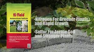 Be sure to read the instructions carefully so that you don't apply too much fertilizer and burn plant roots. Hi Yield Ammonium Sulfate Youtube