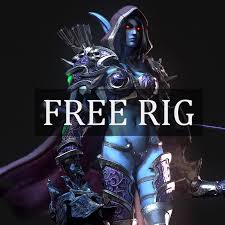 My Free 3d Rigged Model Sylvanas Windrunner For Animators And Cosplayers Worldofwarcraft Blizz Maya Character Modeling Sylvanas Windrunner Character Modeling
