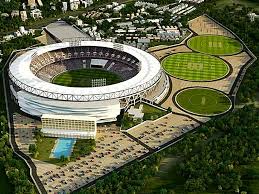 Trump Inaugurates World S Largest Cricket Facility In India Coliseum Sardar vallabhbhai patel stadium is a horizontal cantilever structure, stadium / arena, folded plate structure and reinforced concrete structure that was built from 1962 until 1965. largest cricket facility in india