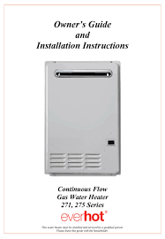 Please read all instructions before plugging note: Everhot 271 Series Owner S Manual And Installation Instructions Pdf Download Manualslib