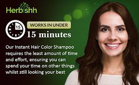 Amazon.com: שמפו צבע שיער Herbishh לשיער אפור
