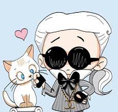 leigh anne adli kullanicinin the iconic karl panosundaki pin illustration
