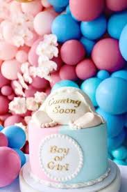 Or, reveal the baby's gender like this family did, with a giant confetti filled balloon that, once popped, showers guests with pink or blue confetti. 180 Gender Reveal Party Ideas In 2021 Gender Reveal Party Reveal Parties Gender Reveal