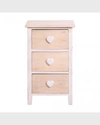 Credenza shabby è sinonimo di eleganza e praticità. Shabby Nachttisch Mit 3 Weissen Und Beige Schubladen Mobili Rebecca