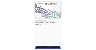 Apple pay is easy and works with the apple devices you use every day. Discover Cashback Debit Customers Can Now Add Their Card To Apple Pay Business Wire