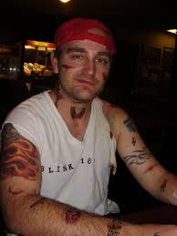 Jet carrying travis barker, dj am may have blown tire. Travis Barker Fresh From The Burn Ward Lisa Coble Krings Flickr