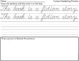 Each letter contains a solid letter, an object that starts with. Cursive Handwriting Practice With Sentence Writing Part 2 By Lindsay Keegan