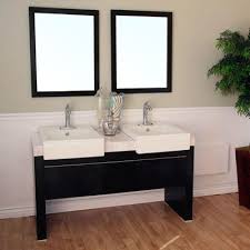 bella 57 inch double sink bathroom
