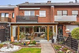 Ruckansicht Reihenhaus Wintergarten Bruggen Volksbank Immobilien Gmbh Bruggen Gmbh Reihenhaus Schwedenhaus Fertighaus Anbau Haus