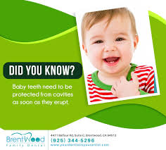 Baby Teeth Are At Risk For Developing Dental Decay From The Moment They Appear In Your Baby S Mouth Call 925 344 52 Dental Decay Family Dentistry Baby Teeth