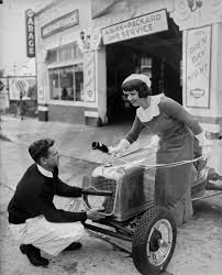 Bill Smiley Christening a Car