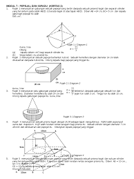 32 sulit /2 (b) diagram 7 shows trapeziums efgj, klgn and abcd on a cartesian plane. Modul 7 Pepejal Isipadu K2