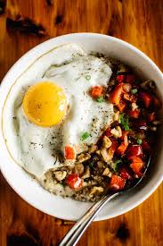 Simple template by josh peterson. Savory Oatmeal With Cheddar And Fried Egg Healthy Nibbles By Lisa Lin