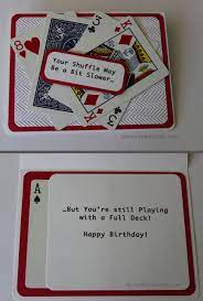 To make sure that it's the only pair, then we have to choose other ranks for each of the three other cards. Birthday Card Made With Cards Card Making Birthday Greeting Cards Handmade Birthday Cards For Men