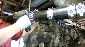 Rotted 4 Cast Iron Drain Pipe Replaced Youtube