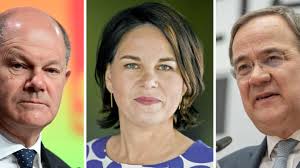 Annalena baerbock (grüne), armin laschet (union) und olaf scholz (spd) stellten sich den fragen von pinar atalay und peter kloeppel. Mdtg3nfzawfpm