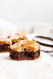 Nutella Bougatsa Greek Custard Filled Phyllo Pastry Baked Ambrosia Recipe Greek Desserts Dessert Recipes Nutella