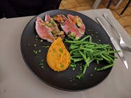 Red Mullet Fish With Sweet Potato Puree And French Beans Photo De Le Patio Greoux Les Bains Tripadvisor