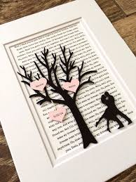 Personalized First Year Anniversary Gift Tree Paper 1st Etsy In 2020 Personalized Valentine S Day Gifts One Year Anniversary Gifts 1st Anniversary Gifts