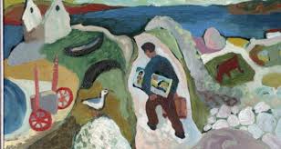 Αποτέλεσμα εικόνας για bowed man  paintings