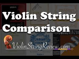 Violin String Comparison Pirastro Thomastik D Addario Larsen And Warchal Youtube
