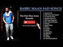 Pin On Babbu Maan Sad Songs Playlist