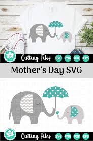 Download Mom And Baby Elephant An Animal Svg Cut File 249746 Cut Files Design Bundles