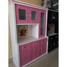 Tempat bumbu dengan lemari dapur terbuka Lemari Sayur Lemari Dapur Rak Piring Kayu Cat Duco Shopee Indonesia