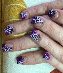 I'm a little iffy about posting these because they're not nearly as clean as i would like, but this intricate spider web design was a fun challenge! 40 Gorgeous And Creative Halloween Nail Art Designs Collagecab