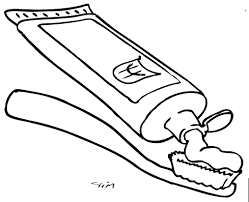 Bed Clipart Black And White Png Toothbrush And Toothpaste Clipart Black And White Clip Art Clipart Black And White Brushing Teeth