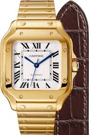 Get the best deal for cartier men santos de cartier from the largest online selection at ebay.com. Crwgsa0010 Santos De Cartier Watch Medium Model Automatic Movement Yellow Gold Interchangeable Metal And Leather Bracelets Cartier