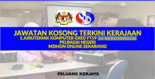 Iklan jawatan kosong juruteknik komputer gred ft19. Jawatan Kosong Terbaru Spa8 Juruteknik Komputer Gred Ft19 Infomalaysiakini