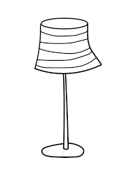 Free coloring sheets to print and download. Floor Lamp Coloring Page 1001coloring Com
