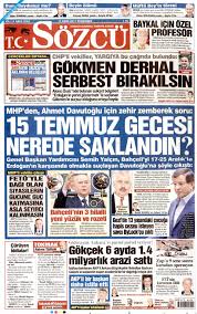 Sozcu Gazetesi 19 Ekim 2017 Persembe Medyafaresi Com Mobil