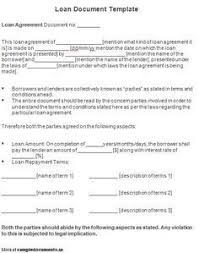 Printable Sample Personal Loan Agreement Form Personal Loans Contract Template Loan