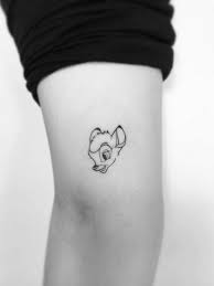 Awww Wie Suss Ist Denn Bitte Dieses Kleine Bambi Tattoo Tattoo Ideen Tatowierungen Disney Tattoo