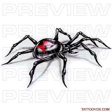 Coolest 3d spider tattoo design picture. Realistic Black Widow Tattoo Design Tattoovox Award Winning Tattoo Designs Online